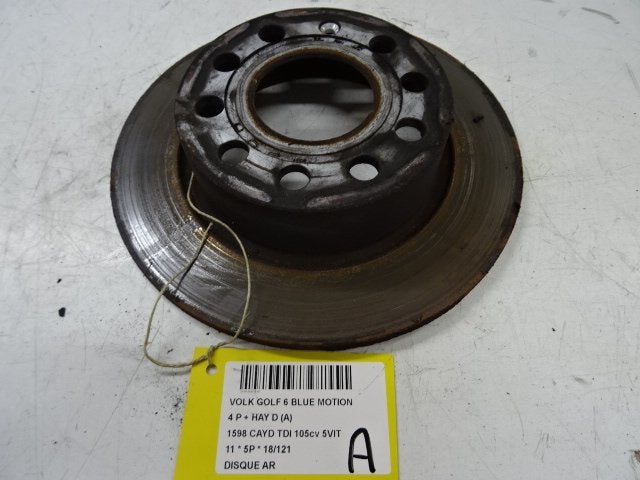 FREIN DISQUE ARRIÈRE Volkswagen Golf VI (5K1), Utilisé, Volkswagen