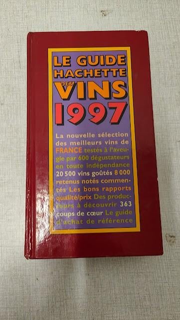 Lot de guide Hachette des vins des années 1985 à 2024, Enlèvement ou Envoi, Utilisé, France, Autres types