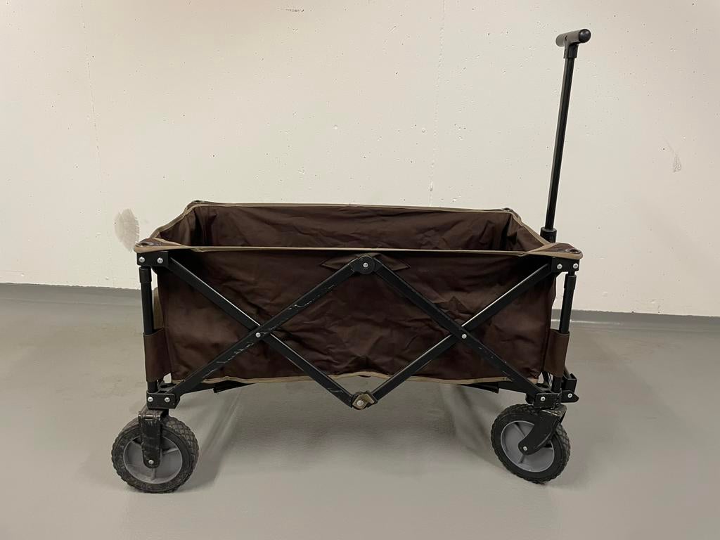 Bolderkar bruin 90 cm x 48 cm, Caravans en Kamperen, Bolderkarren, Ophalen, Opvouwbaar, Gebruikt