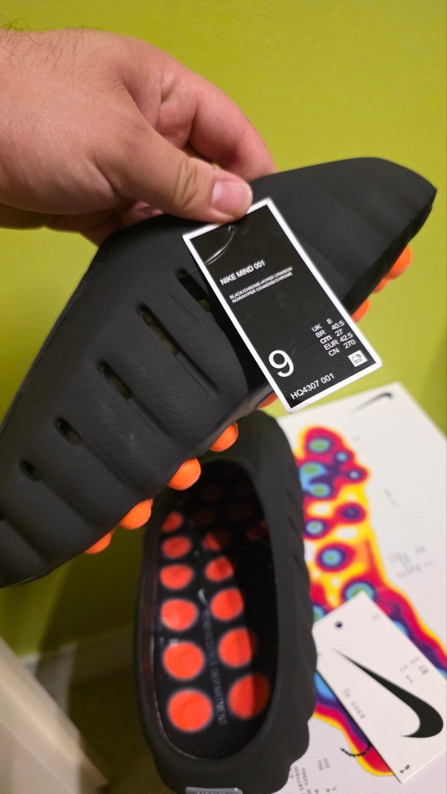 Nike mind 001, Ophalen