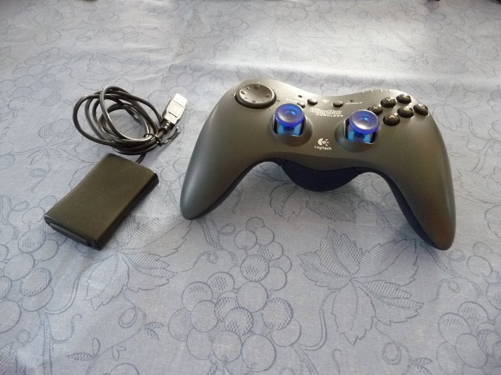manette PC sans fil Logitech WingMan cordless, Informatique & Logiciels, Joysticks, Enlèvement, Comme neuf, Logitech