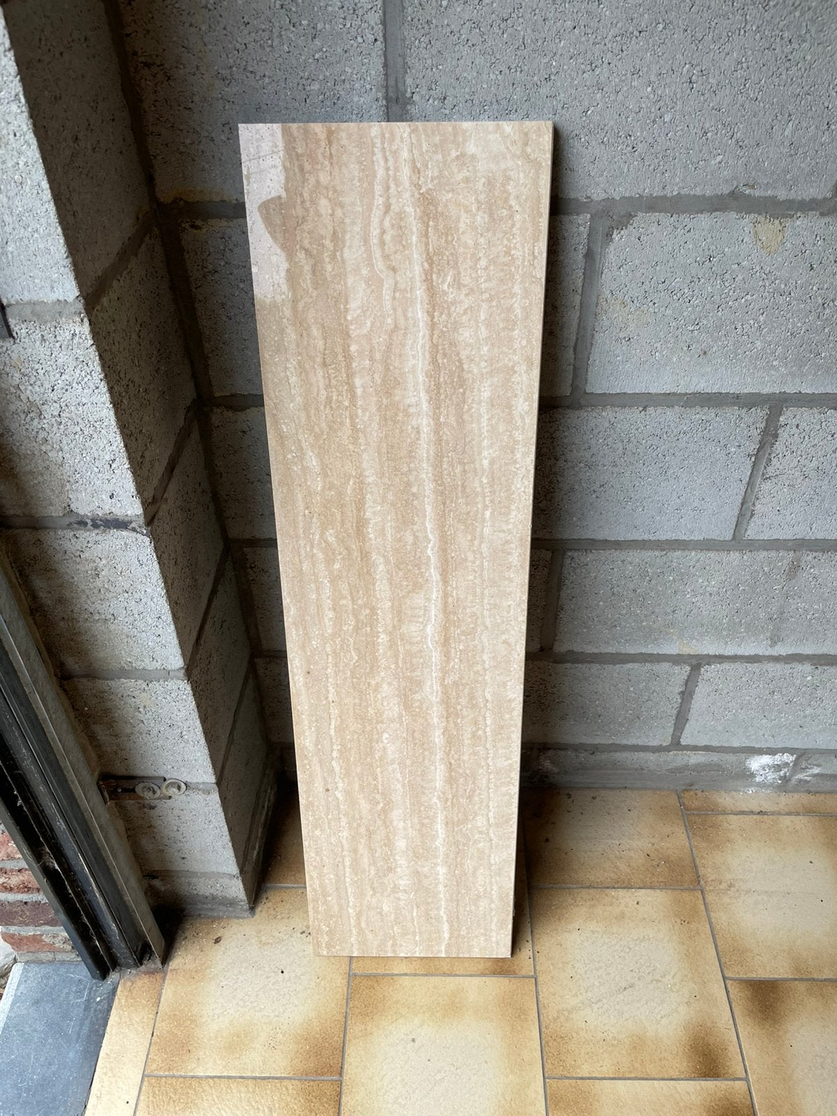 Rebord de fenêtre en travertin, Enlèvement, Neuf