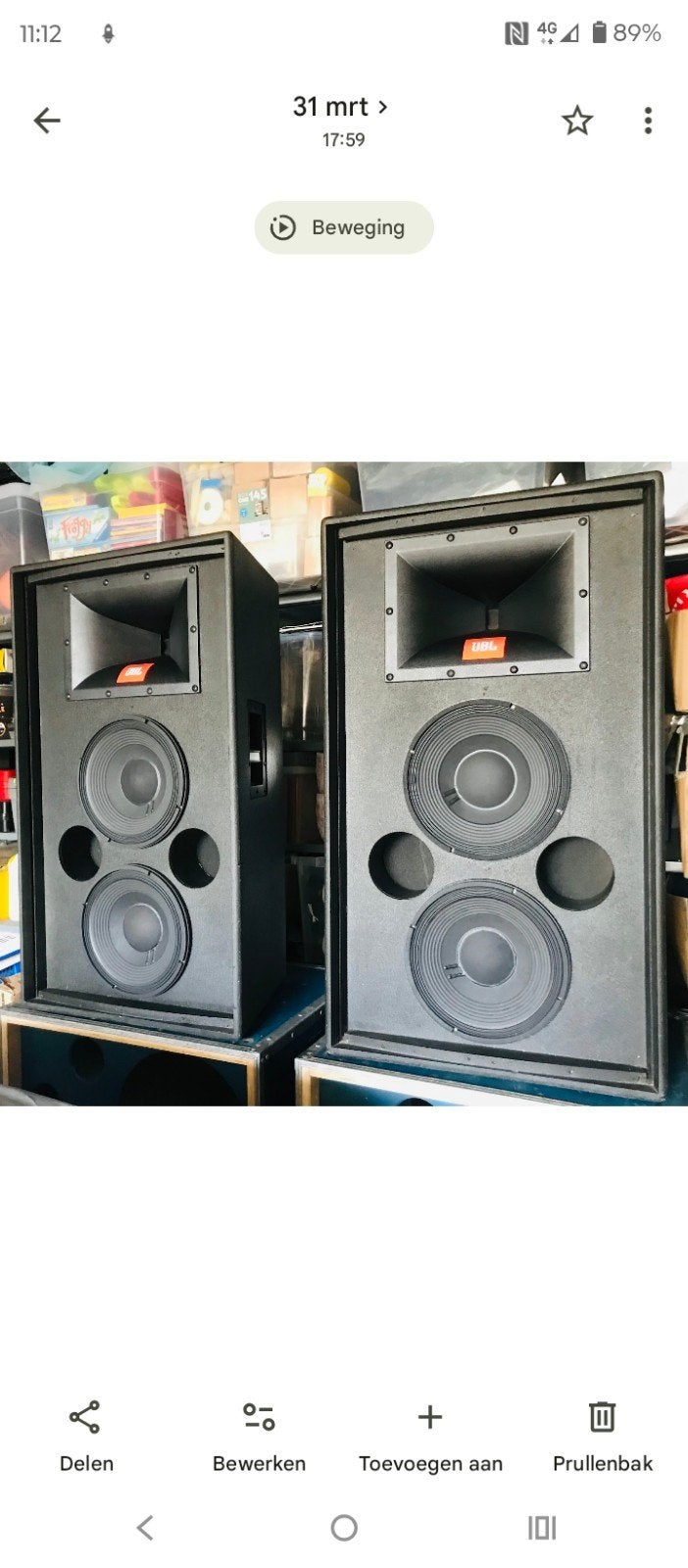 Jbl 4731x topkasten leeg!, Ophalen, JBL