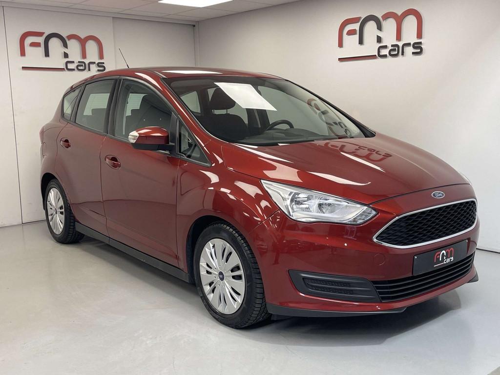 Ford C-MAX 1.0 EcoBoost bwj2015 Pdc Cruise 1ste eigenaar Gar, Autos, Rouge, Achat, 998 cm³, Entreprise
