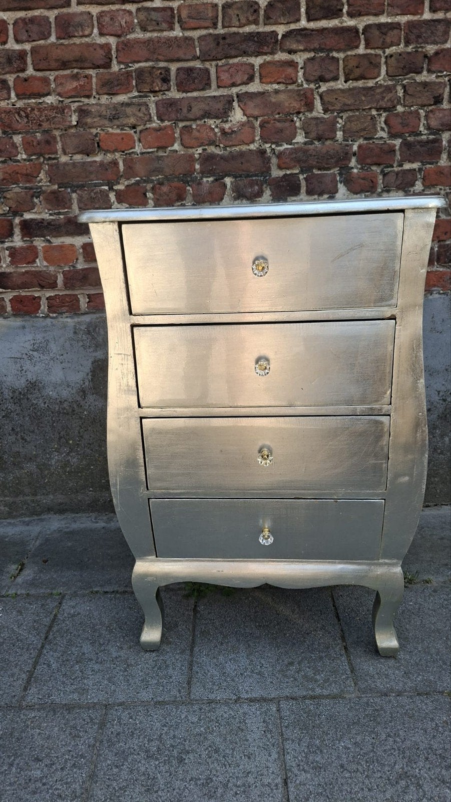 Prachtig zilveren ladenkastje, Huis en Inrichting, Kasten | Ladekasten, Ophalen