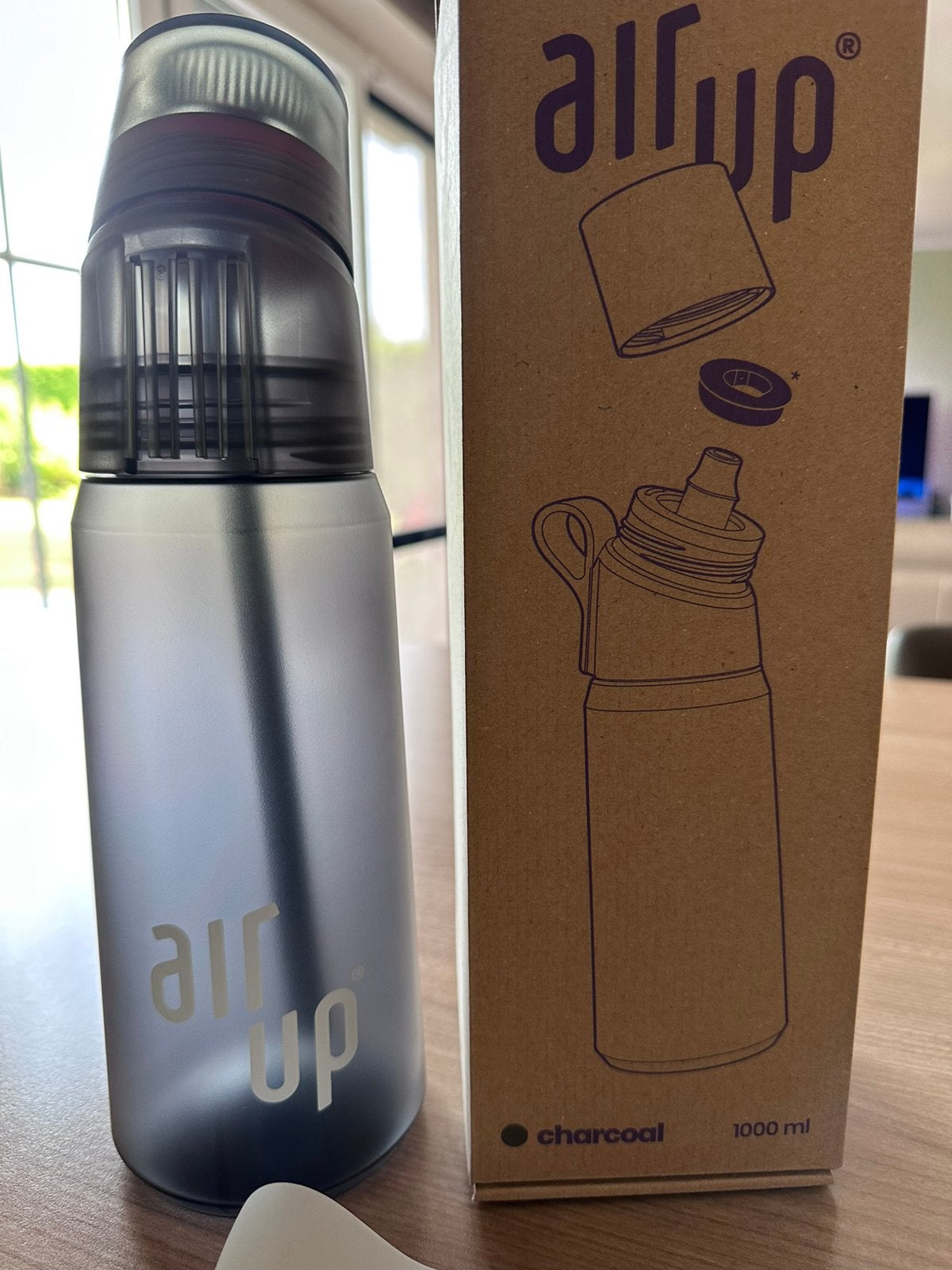 Opblaasbare fles van 1000 ml, Sport en Fitness, Drinkbussen, Ophalen of Verzenden, Nieuw