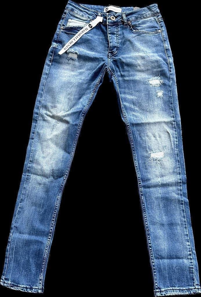 Marshall Denim Jeans ~NIEUW~ [18] Maat 34, Enlèvement ou Envoi, Neuf, Bleu, W33 - W34 (confection 48/50)