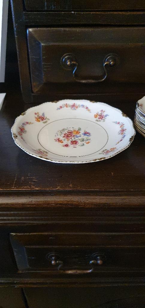 Antiek taartjes of pralines servies Bavaria, Ophalen