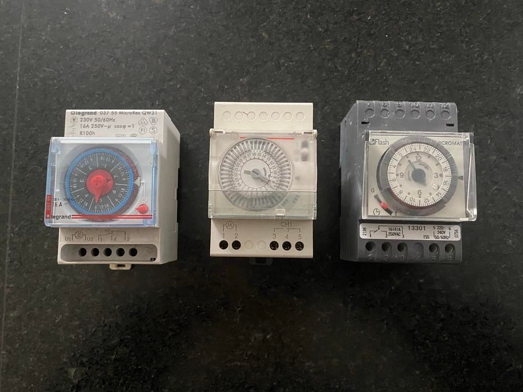 Analoge schakelklok, Ophalen, Gebruikt