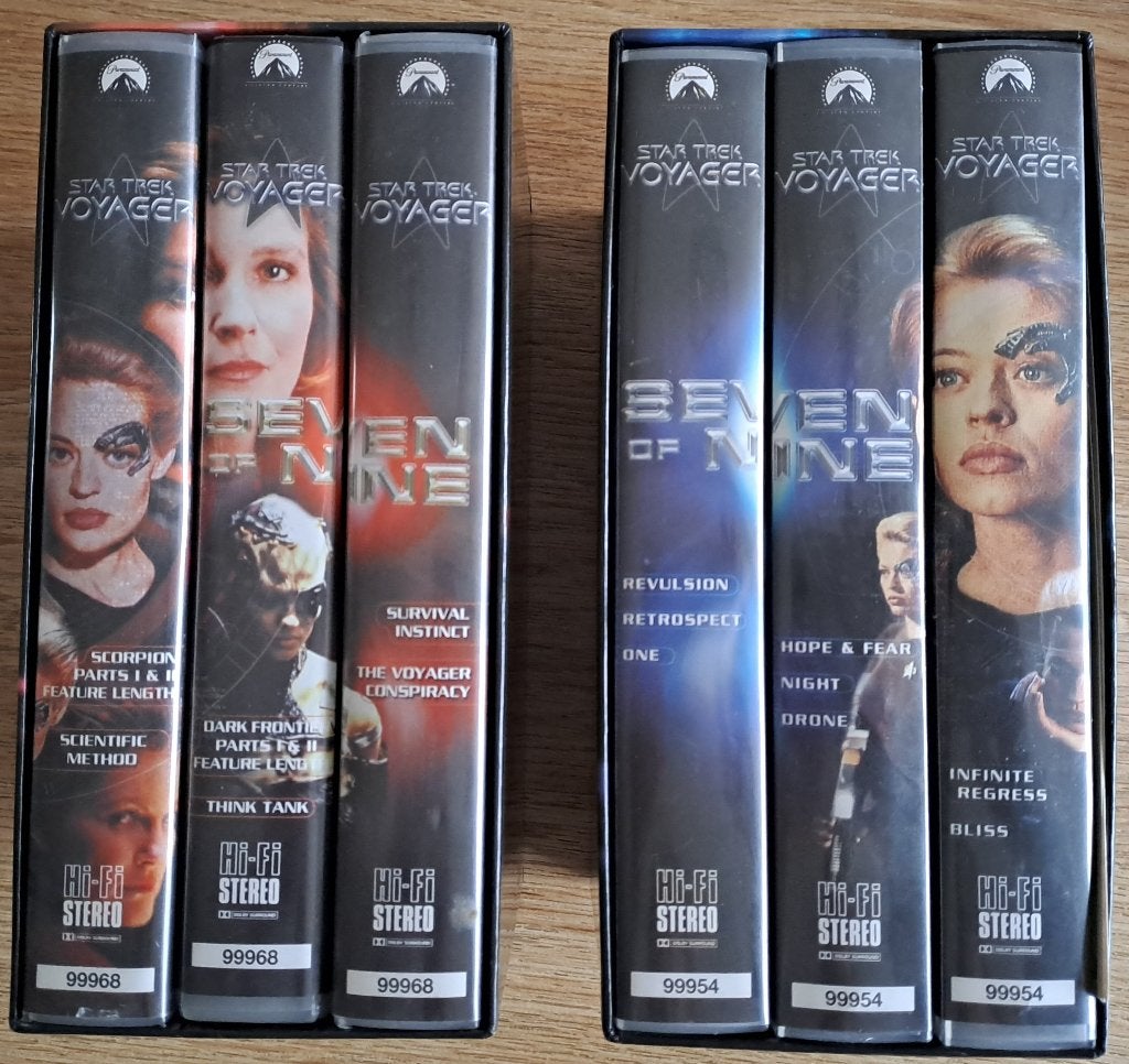 STAR TREK: Seven of nine Collection Vol 1 + 2 VHS, Cd's en Dvd's, Alle leeftijden, Science Fiction en Fantasy, Boxset, Ophalen of Verzenden