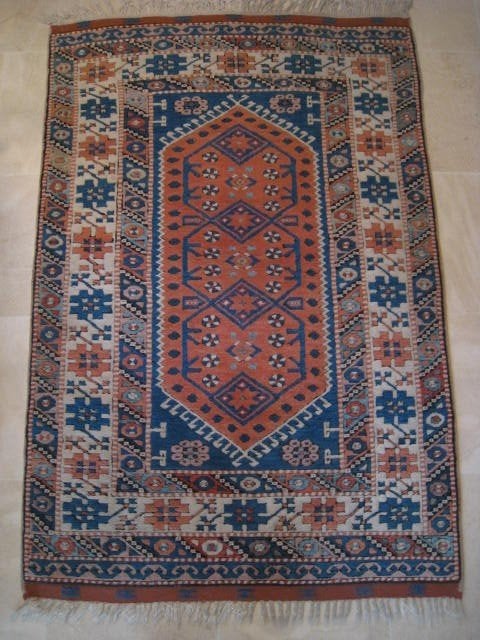 Perzische tapijt, authentiek handgeknoopt,163x105cm., Ophalen