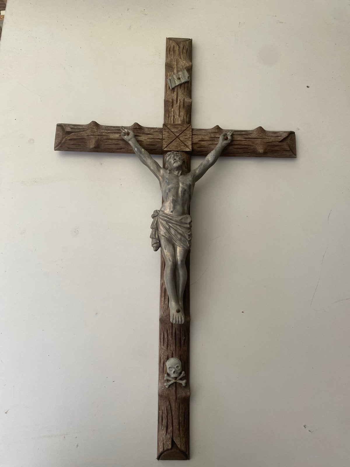 oud katholiek wandcrucifix, Antiek en Kunst, Ophalen