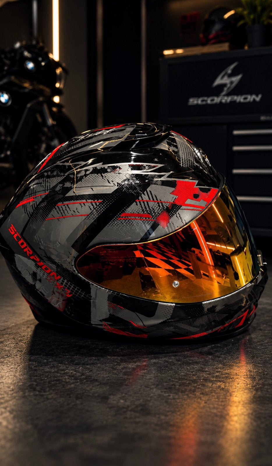 Vebd casque moto scorpion xs 54, Enlèvement, XS