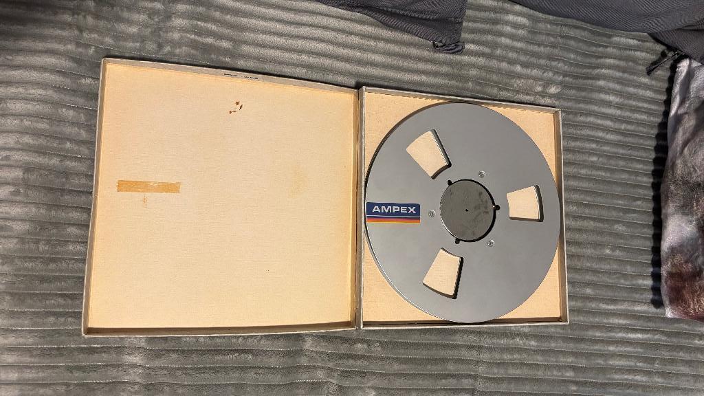 Bandopnemer metalen spoelen 26,5cm Ampex, Enlèvement ou Envoi, Pièce