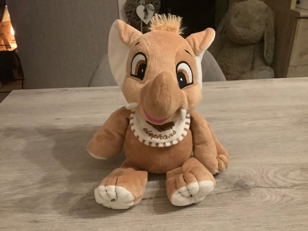 Personnage éléphant en peluche pour bébé (34 cm), Enfants & Bébés, Jouets | Peluches, Brun, Enlèvement ou Envoi, Overige karakters