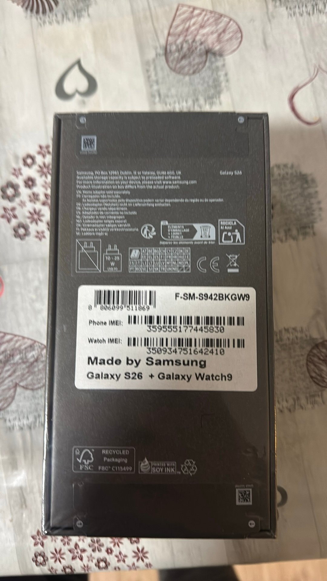 Samsung Galaxy S26 + Galaxy Watch 9, Enlèvement, Neuf, Samsung