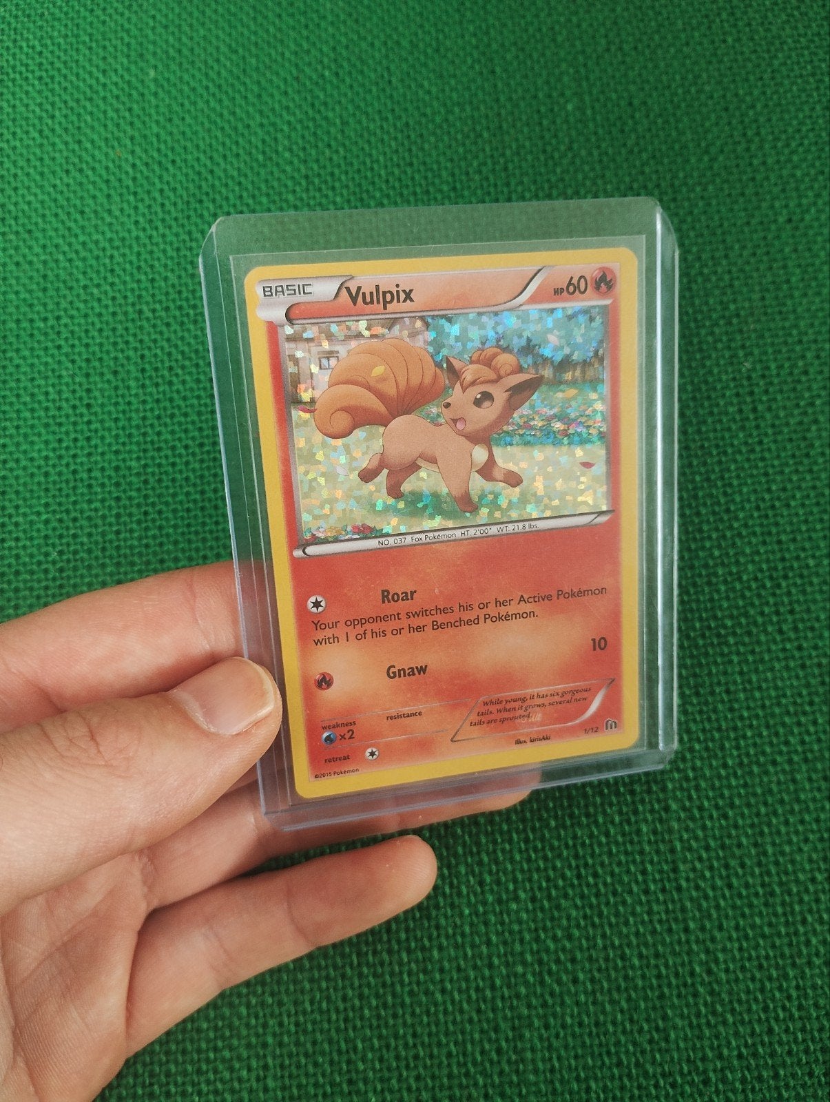 Pokémon TCG Vulpix 1/12 McDonald's Promos 2016 Holo, Enlèvement ou Envoi