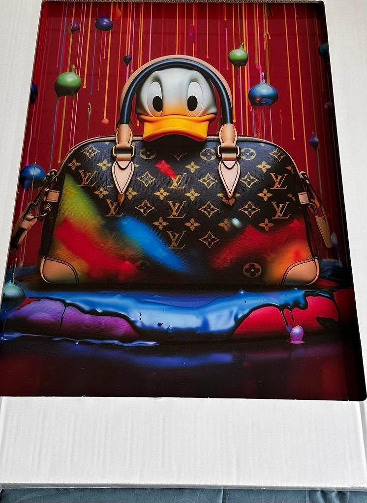 Unieke pop art Louis Vuitton Donald duck, Verzamelen, Ophalen of Verzenden, Nieuw