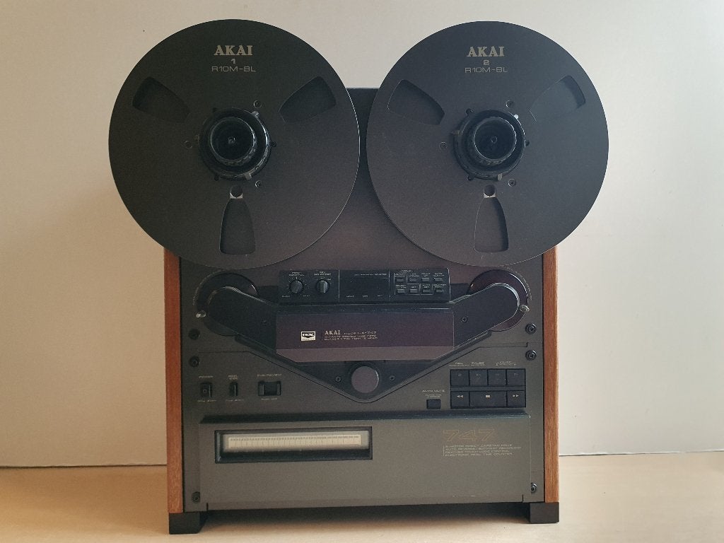 Bandrecorder Akai GX-747 zwarte uitvoering, Ophalen, Bandrecorder