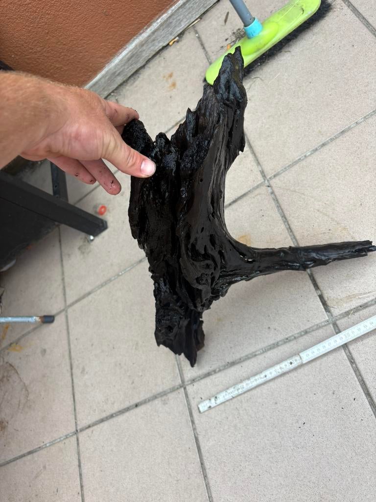 Groot stuk aquarium hout, Ophalen, Zo goed als nieuw