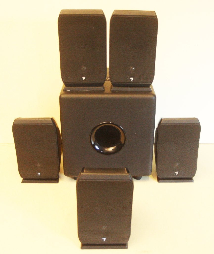 Focal Cub 2 Active Subwoofer & 5 Focal Sib 2-Way Speakers, TV, Hi-fi & Vidéo, Bass-reflex, Enlèvement ou Envoi, Comme neuf, Kit home cinéma
