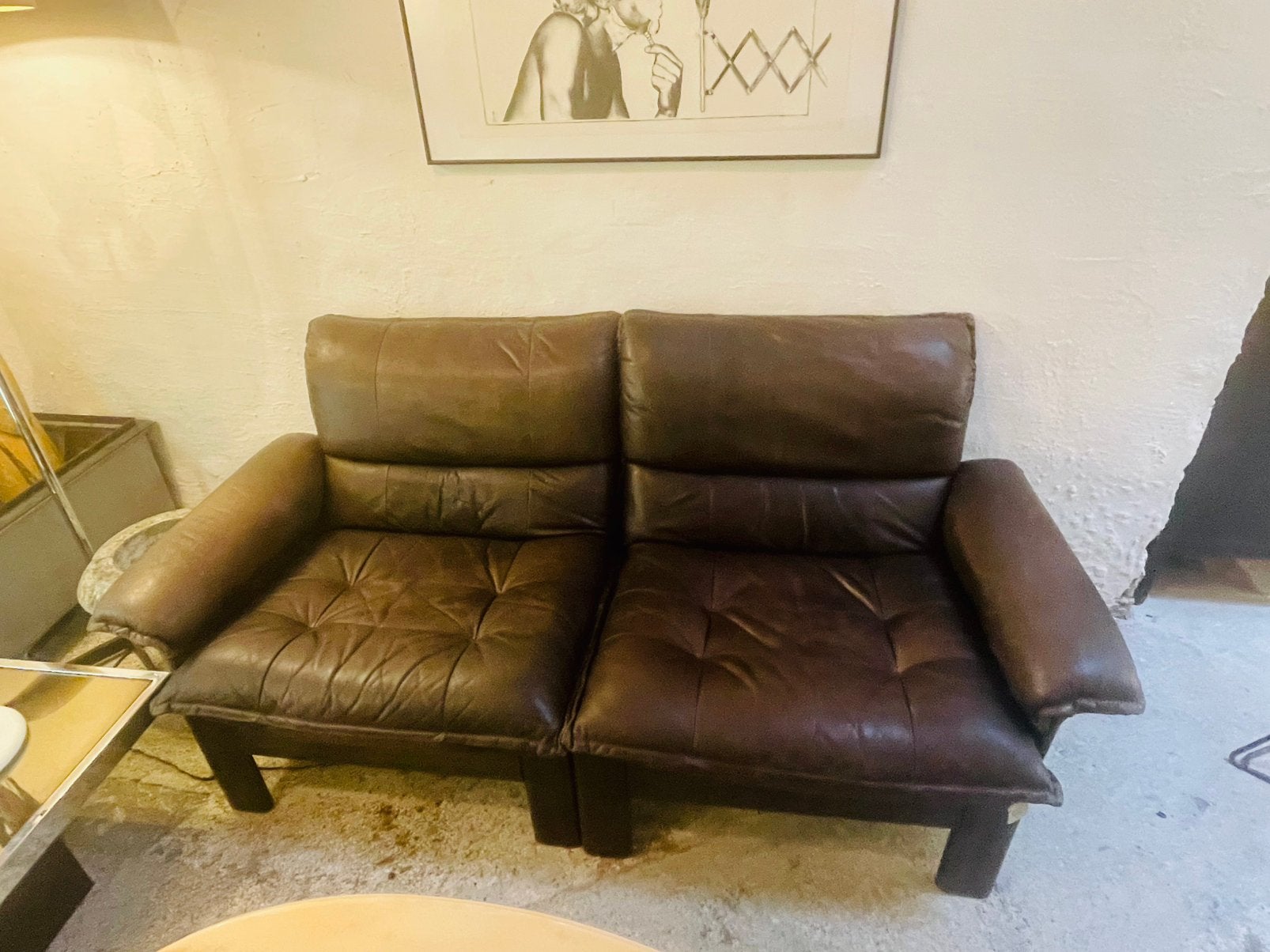 Vintage tweezit, Huis en Inrichting, Ophalen, Zo goed als nieuw