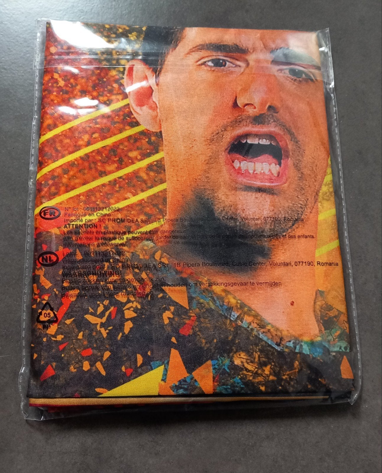 Nieuwe vlag - ⚽ - 👹 - Thibaut Courtois - textiel -> 2€, Verzamelen, Ophalen, Nieuw, Poster, Plaatje of Sticker