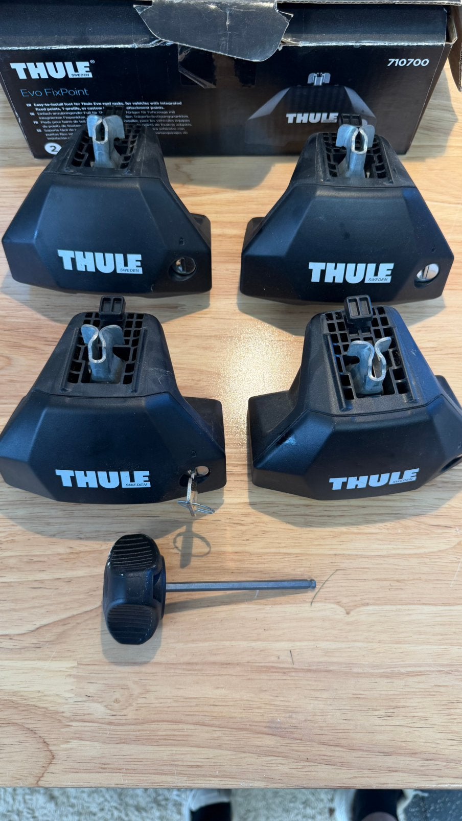 Thule 7107 evo fixpoint, Enlèvement, Comme neuf
