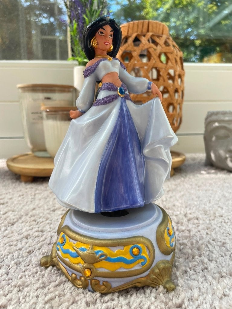 Boîte à Musique / Figurine Jasmine (Aladin) Disney Store, Enlèvement, Comme neuf