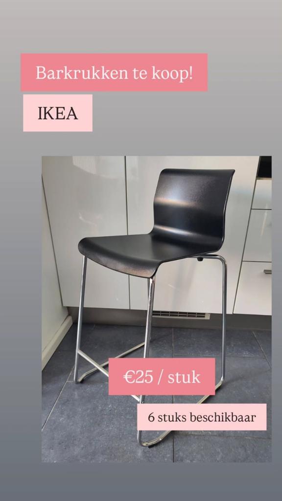 Barkruk / bar stoelen / hoge stoelen, Huis en Inrichting, Barkrukken, Ophalen, Metaal