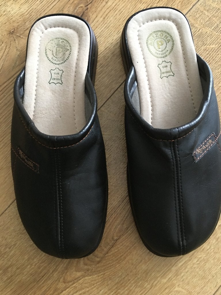 Leren pantoffels voor heren, Kleding | Heren, Schoenen, Ophalen, Nieuw, Overige kleuren, Pantoffels of Sloffen