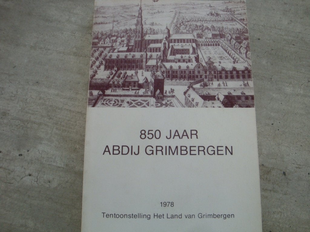 850JAAR ABDIJ GRIMBERGEN, Enlèvement ou Envoi, Utilisé