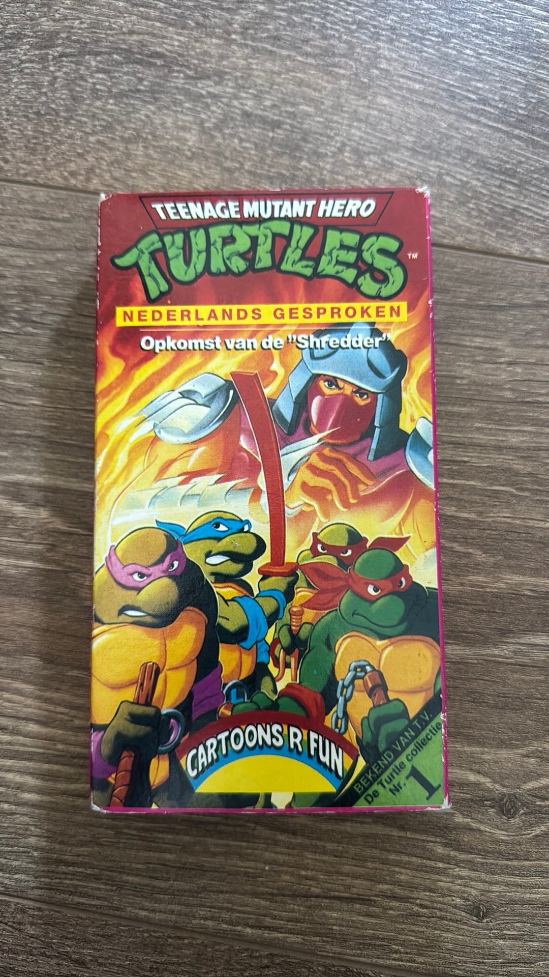 VHS-videoband teenage mutant ninja turtles, CD & DVD, VHS | Enfants & Jeunesse, Enlèvement ou Envoi, Comme neuf, Néerlandais, VHS