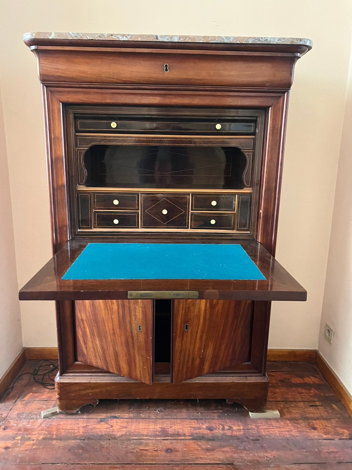 Secretaire acajou, Enlèvement, Comme neuf
