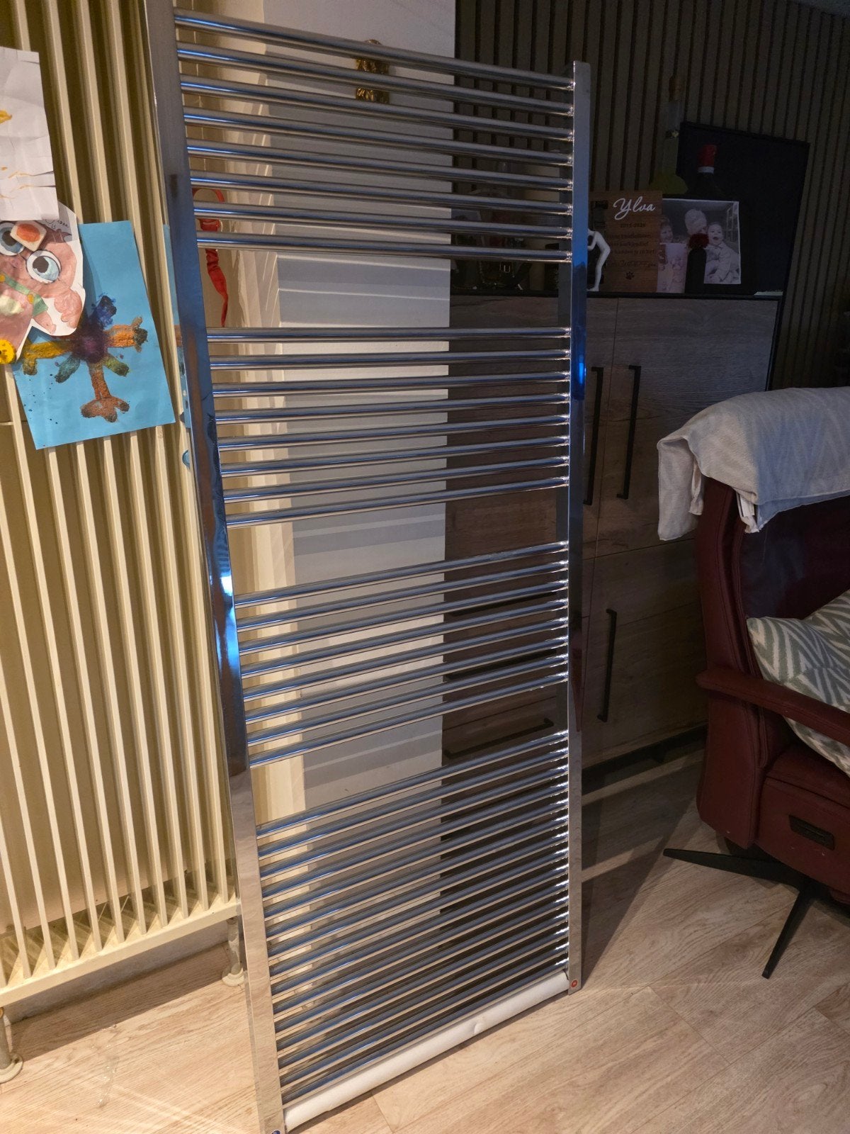 Jaga radiator handoek droger chroom inoxlook, Doe-het-zelf en Bouw, Verwarming en Radiatoren, Ophalen of Verzenden, Radiator