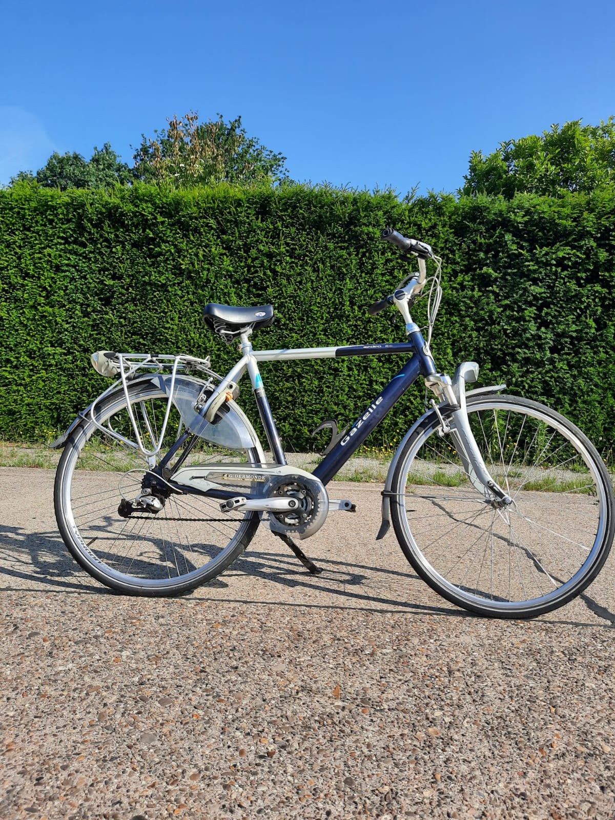 Herenfiets Gazelle 24 versnellingen RIJKLAAR, Fietsen en Brommers, Ophalen, Zo goed als nieuw, Gazelle