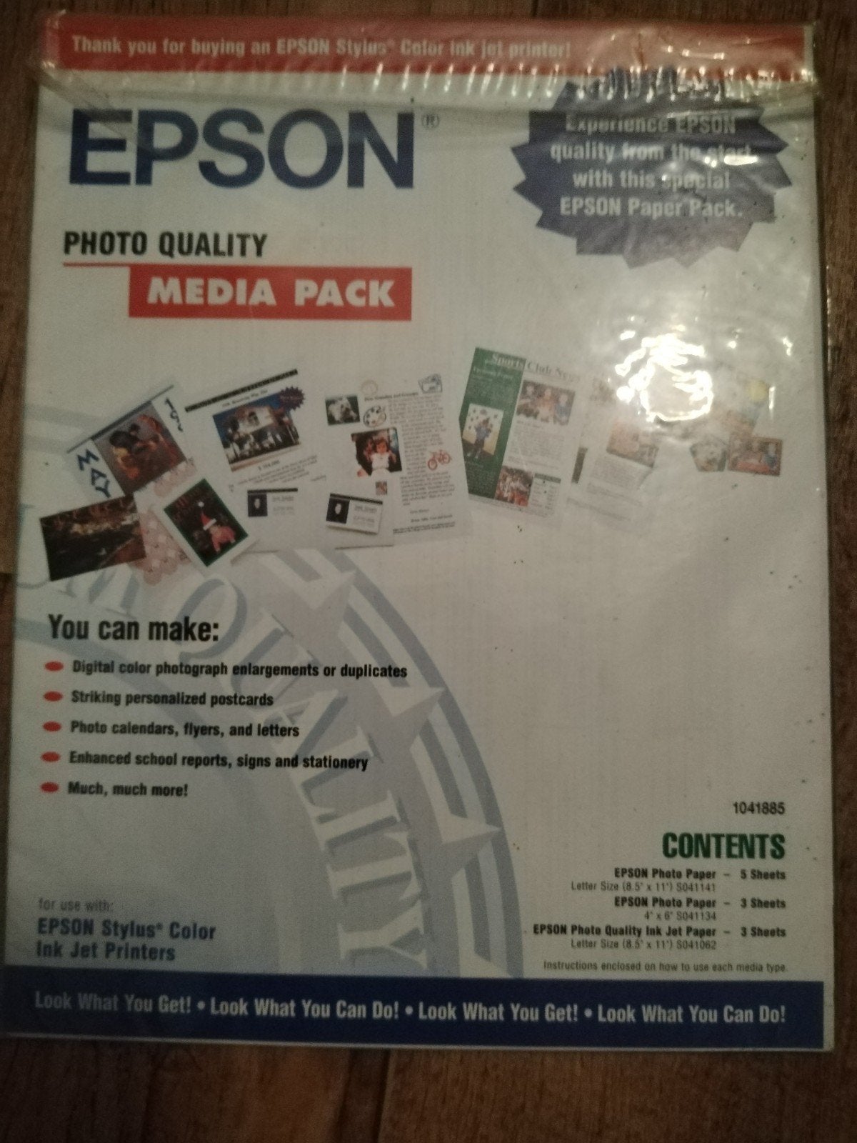 Epson photo quality Media pack, TV, Hi-fi & Vidéo, Mat, Enlèvement ou Envoi, Epson, Comme neuf