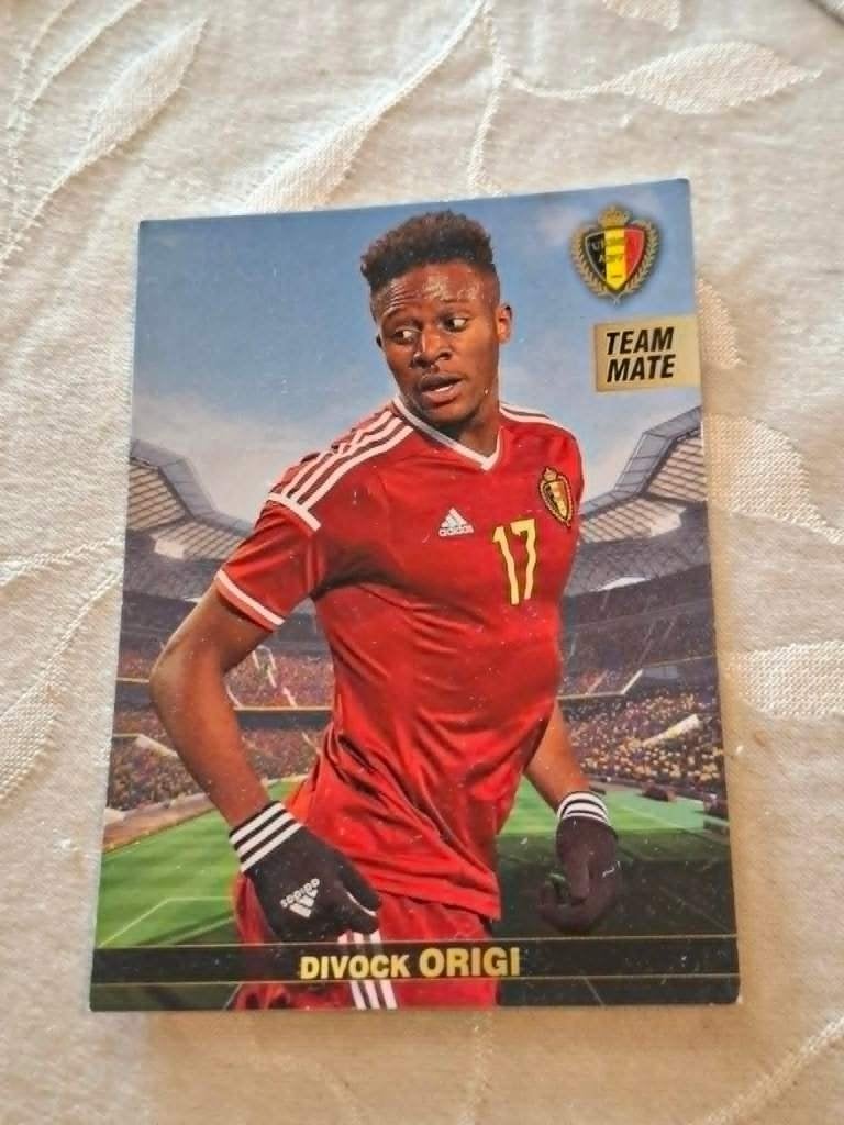 Panini/Voetbalkaart / Divock Origi/Rode Duivels/EK 2016, Verzamelen, Ophalen of Verzenden, Zo goed als nieuw, Spelerskaart