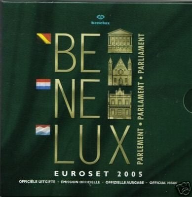 SET BENELUX 2005 (24 pièces) Belgique/Pays-Bas/Luxembourg, Timbres & Monnaies, Enlèvement ou Envoi, Série