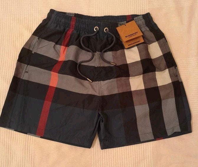 short Burberry, Enlèvement ou Envoi, Short de bain, Bleu, Taille 46 (S) ou plus petite