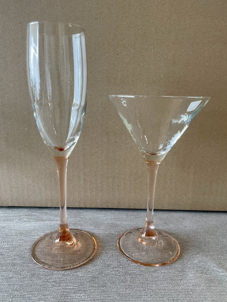 Vintage glazenset Luminarc 60 stuks, Antiek en Kunst, Ophalen