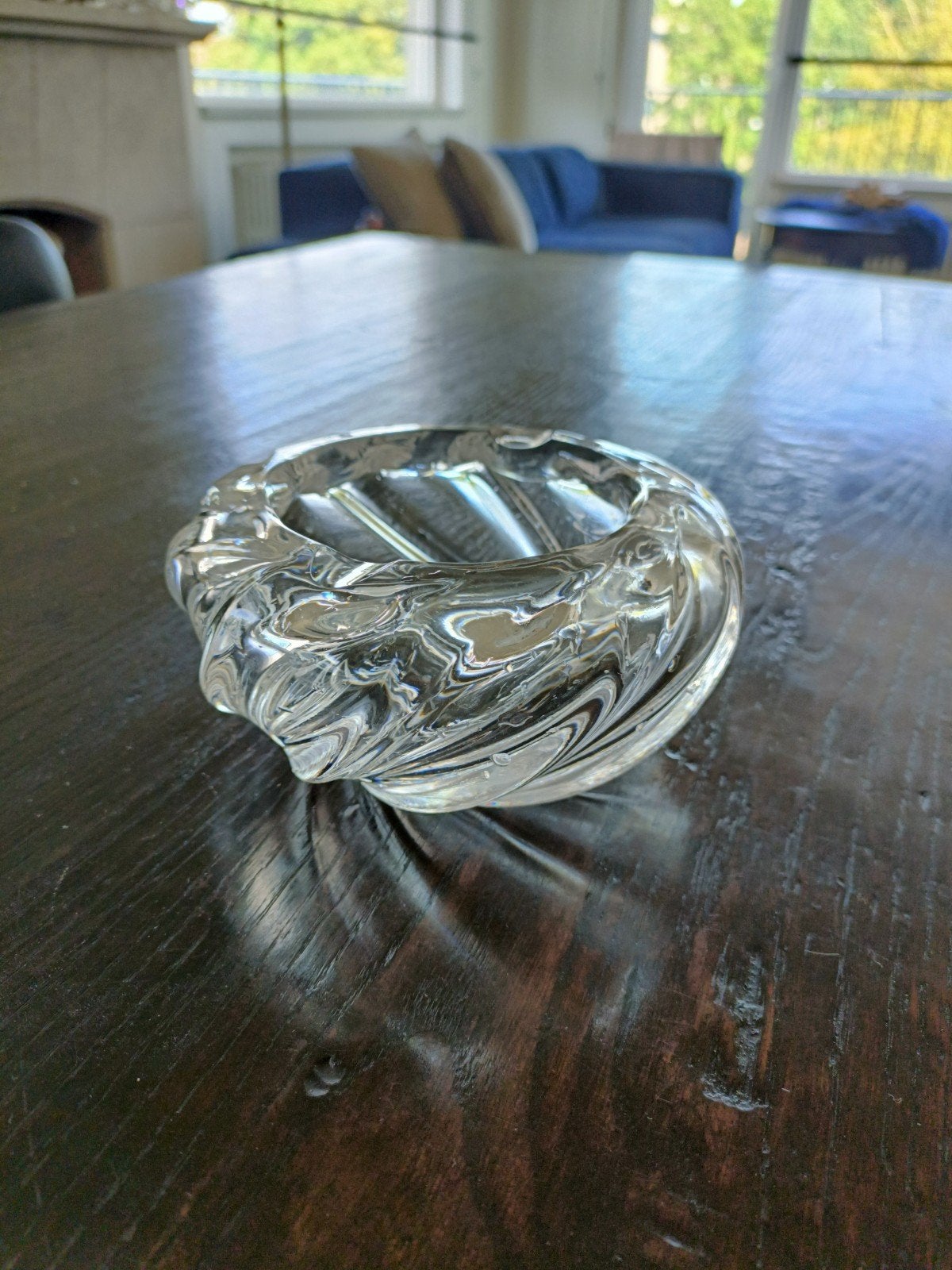 Cristal à cigares Cendrier, Antiquités & Art, Enlèvement ou Envoi