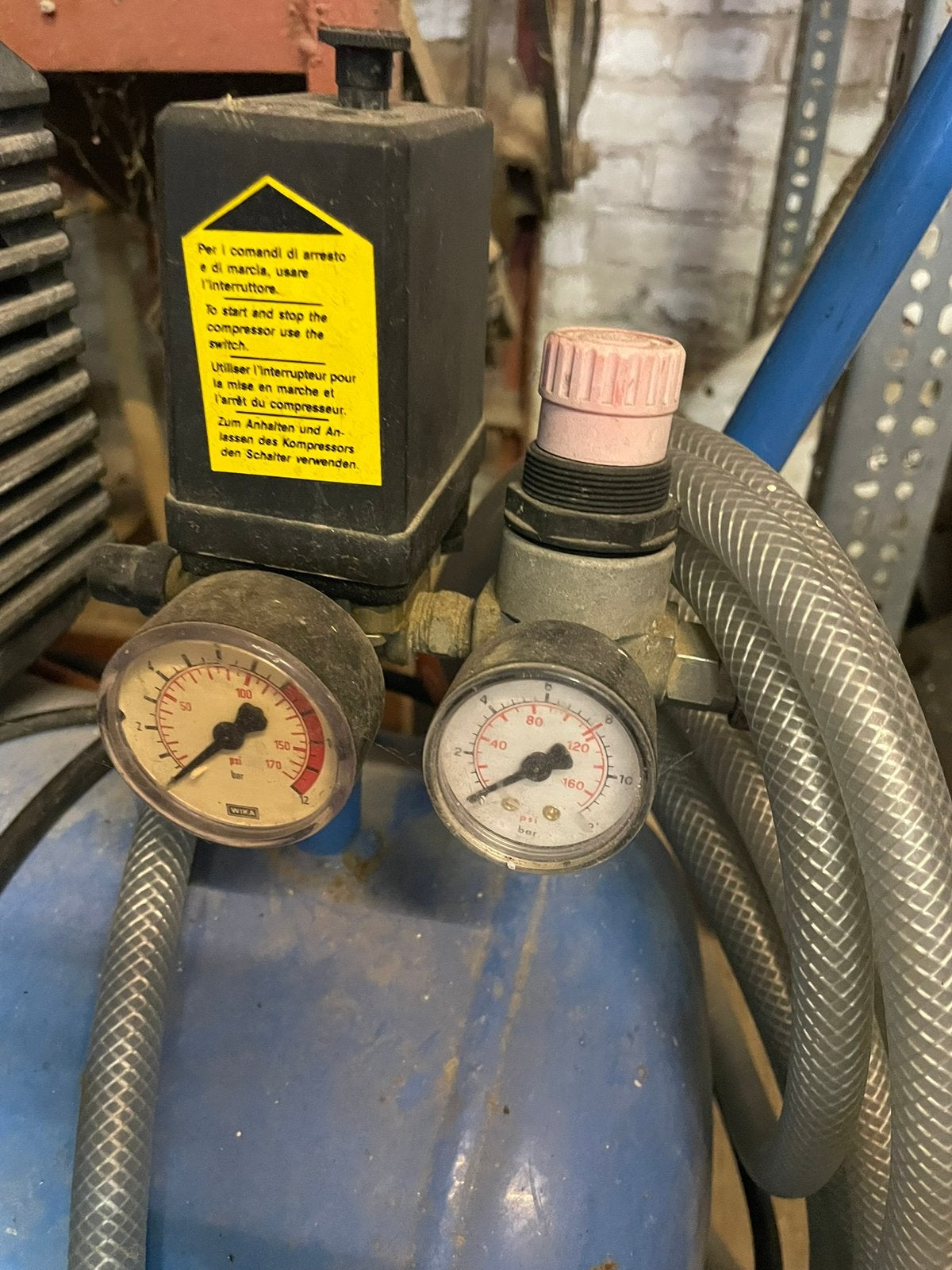 Compressor, Ophalen, Gebruikt