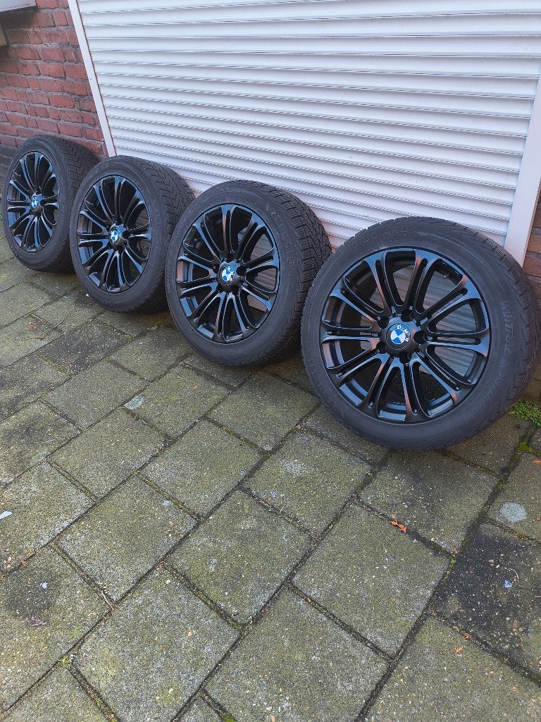 Bmw velgen 17 inch banden 3 serie m3 m5 winterbanden, Ophalen, Gebruikt, BMW