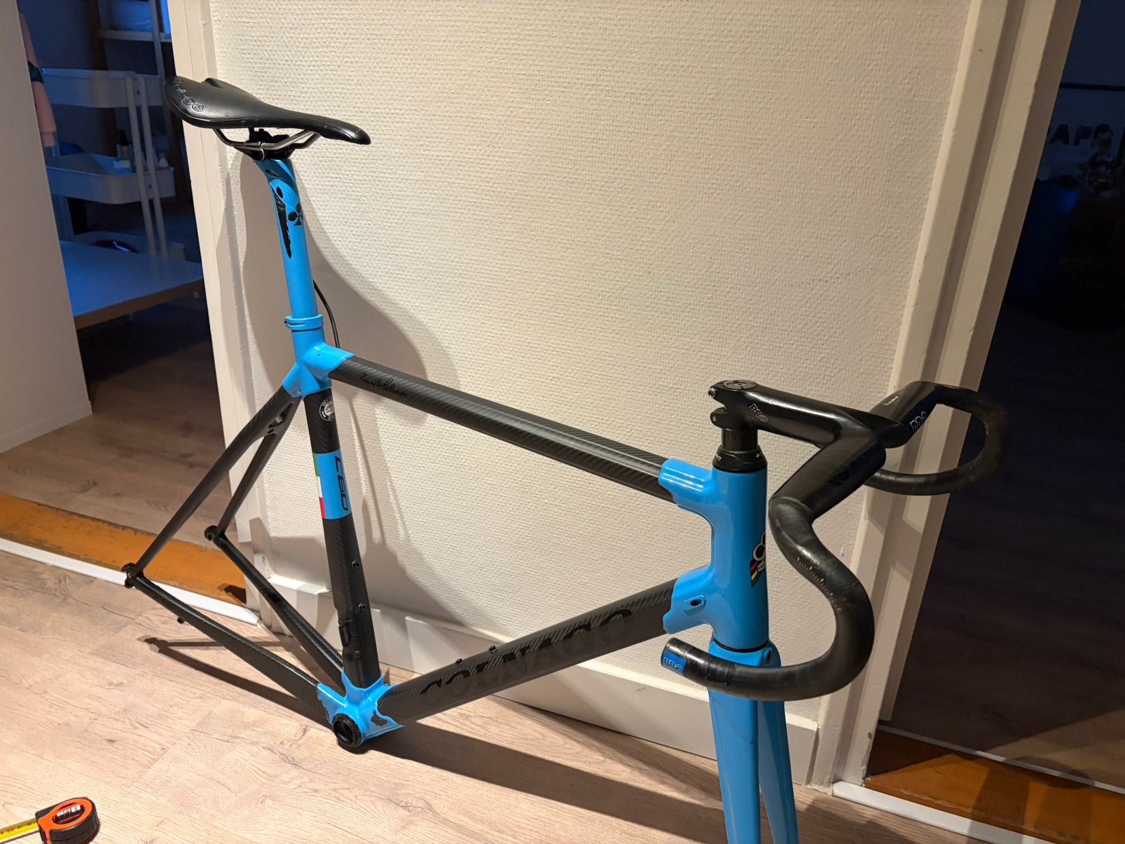 Colnago C60 sloping 58 carbon kader frameset 58cm retro, Fietsen en Brommers, Ophalen, Gebruikt, Carbon, Velgrem
