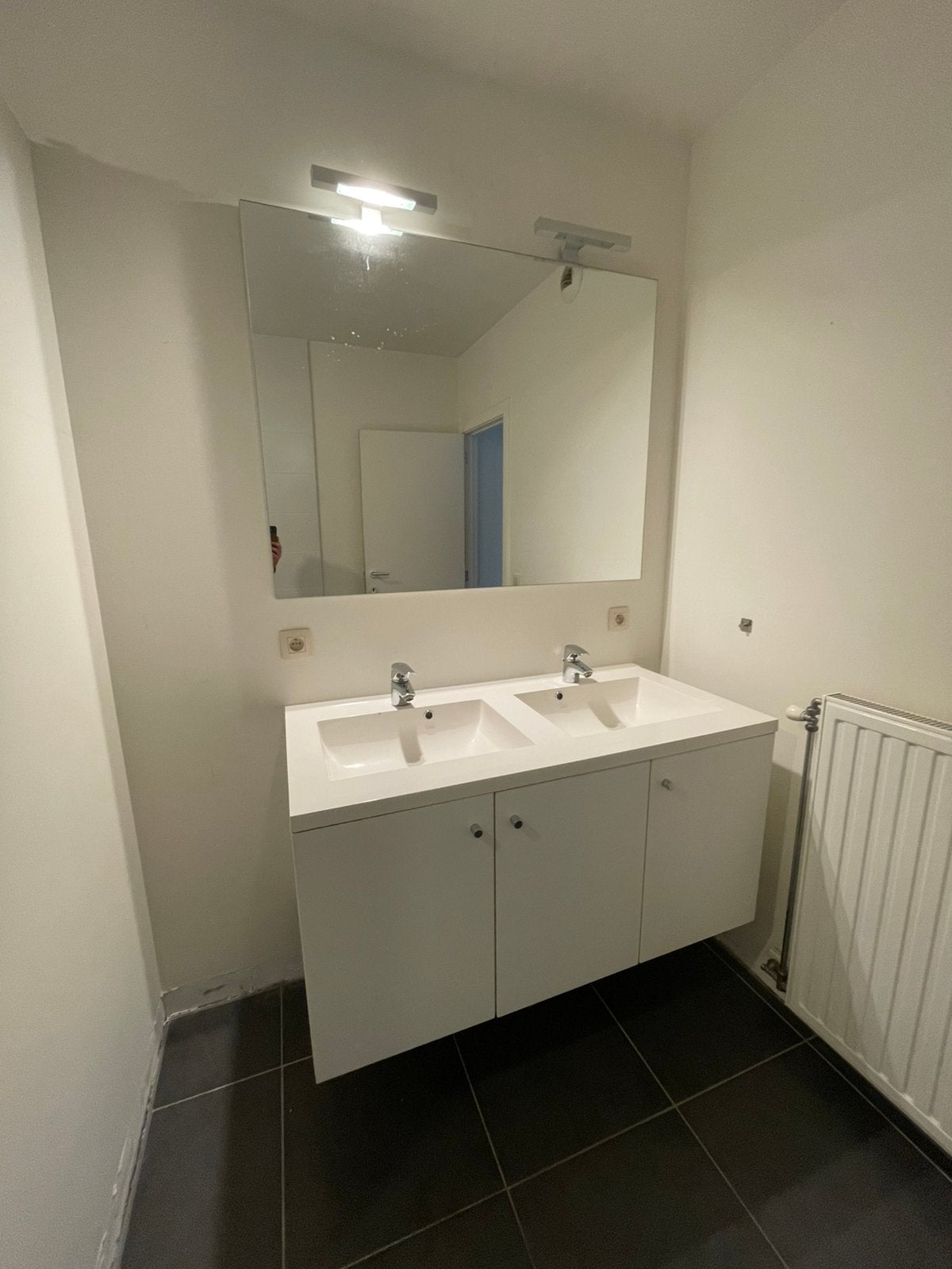 Wit badkamermeubel 1m20 breed, Huis en Inrichting, Ophalen, Gebruikt, 100 tot 150 cm, Wasbak of Wastafel