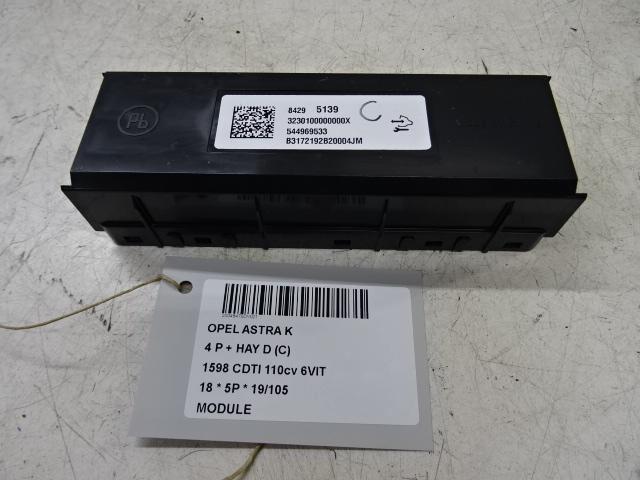 UNITE ELECTRONIQUE Opel Astra K (01-2015/12-2022) (84295139), Utilisé, Opel