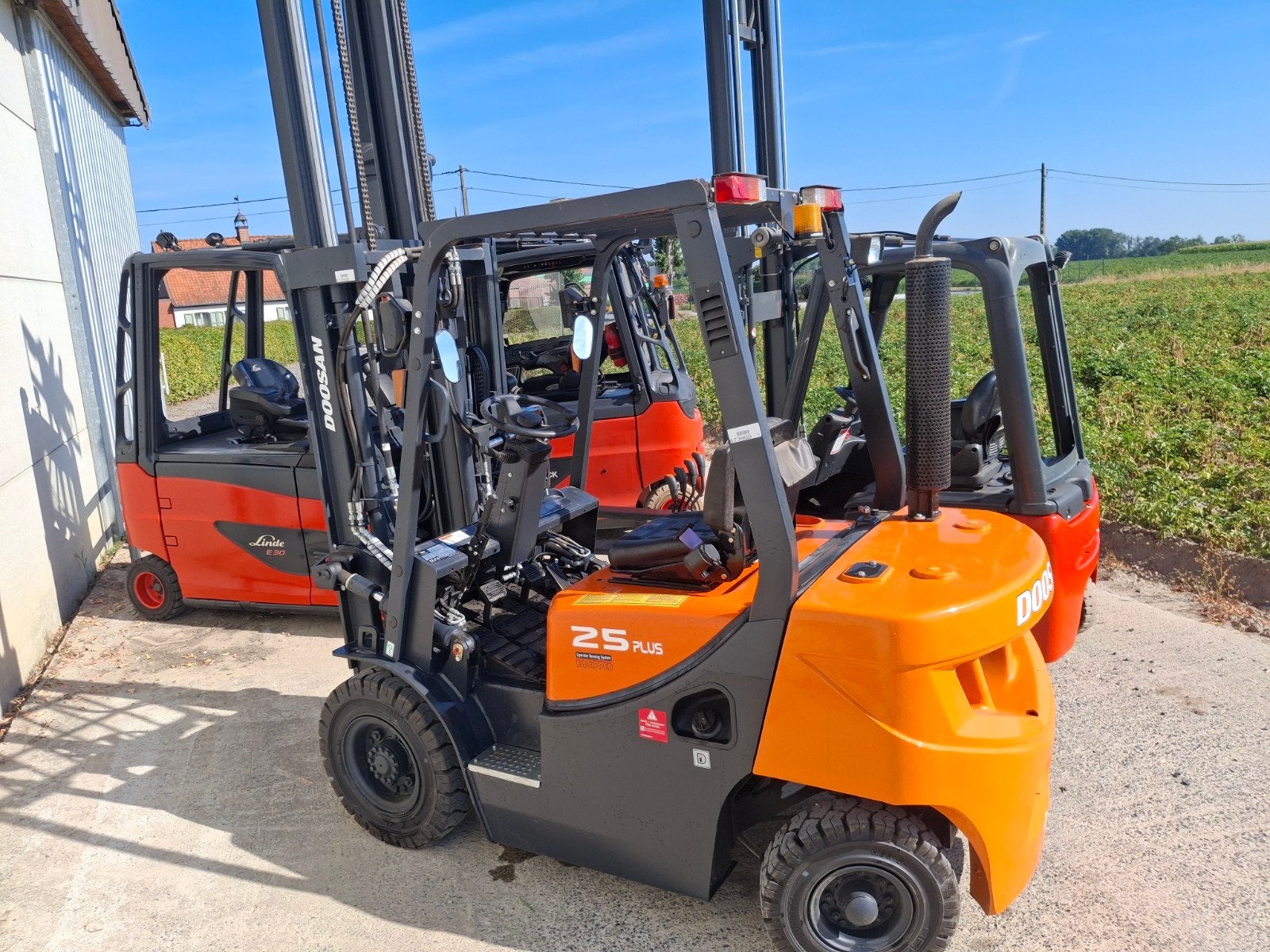 Heftruck diesel, Doosan triplex, Ophalen, Doos, Vergel105@hotmail.com