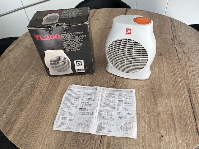 Bijverwarming / ventilatorkachel TL200, Electroménager, Ventilateurs, Enlèvement ou Envoi, Comme neuf, Ventilateur de table