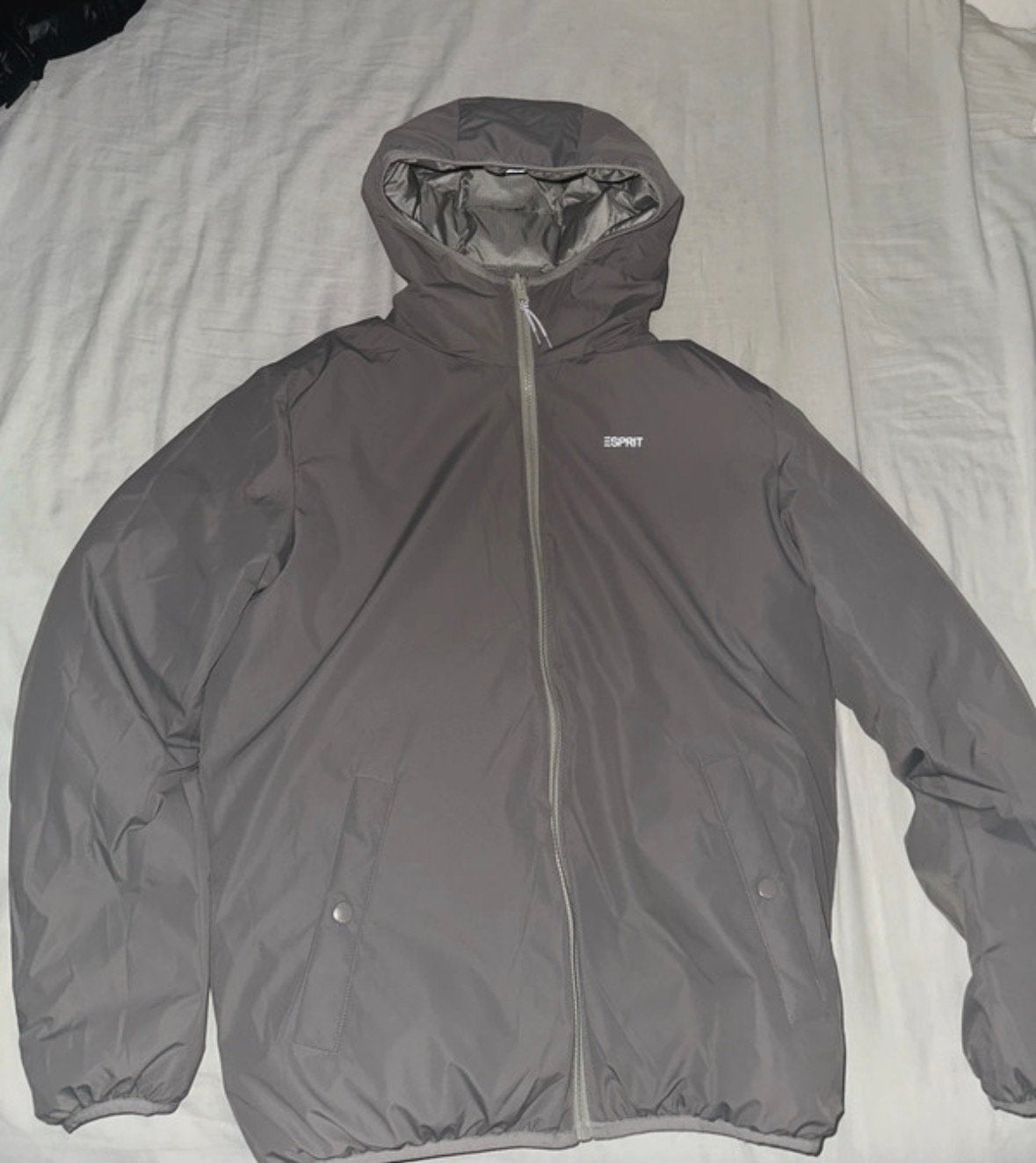 Esprit jas, Kleding | Heren, Jassen | Zomer, Verzenden, Zo goed als nieuw, Maat 48/50 (M), Grijs